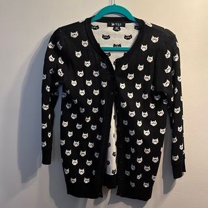 Ye Mak cat cardigan